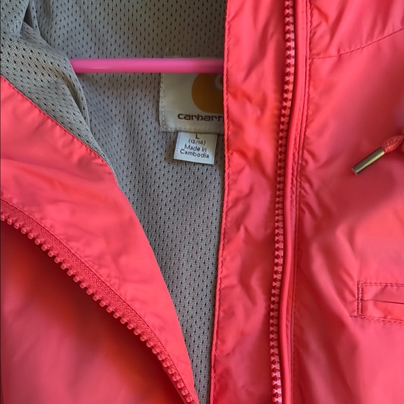 Pink Carhartt Raincoat with Hood - Picture 4 of 6